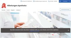 Desktop Screenshot of nibelungen-apotheke-app.de